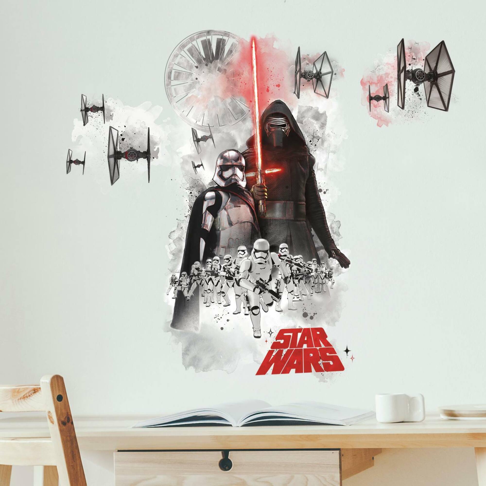 RoomMates Star Wars Episode VII Villains Burst Peel & Stick Giant Wall Decal